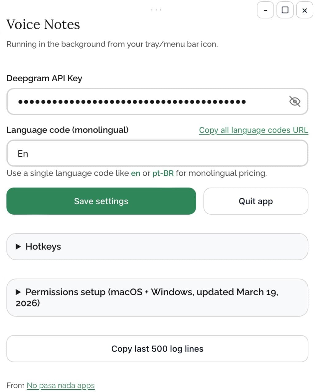 Voice Dictation preview